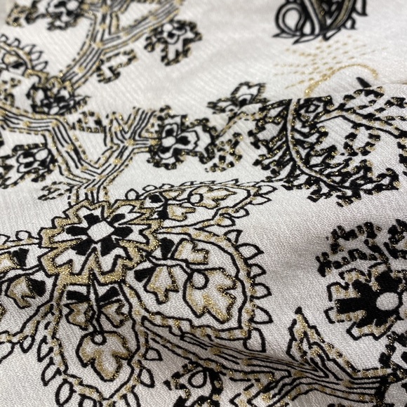 3.1 phillip lim - white/black/gold - paper bag waist puffed pleated skirt - 8 - Picture 13 of 14